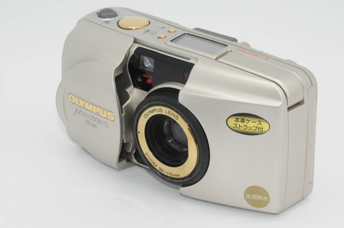 μ オリンパス ZOOM OLYMPUS DELUXE ☆極上美品☆ [mju:] 0 1 中古 高