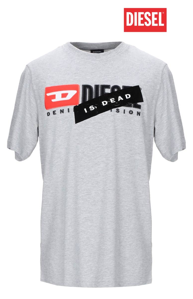  売切１円 定価10 780円 国内 正規品 DIESEL ディーゼル Tシャツ Hc-T-Just-Division グレー Sサイズ(Sサイズ以下)｜売買されたオークション情報、yahooの商品情報をアーカイブ公開 - オークファン 男性用