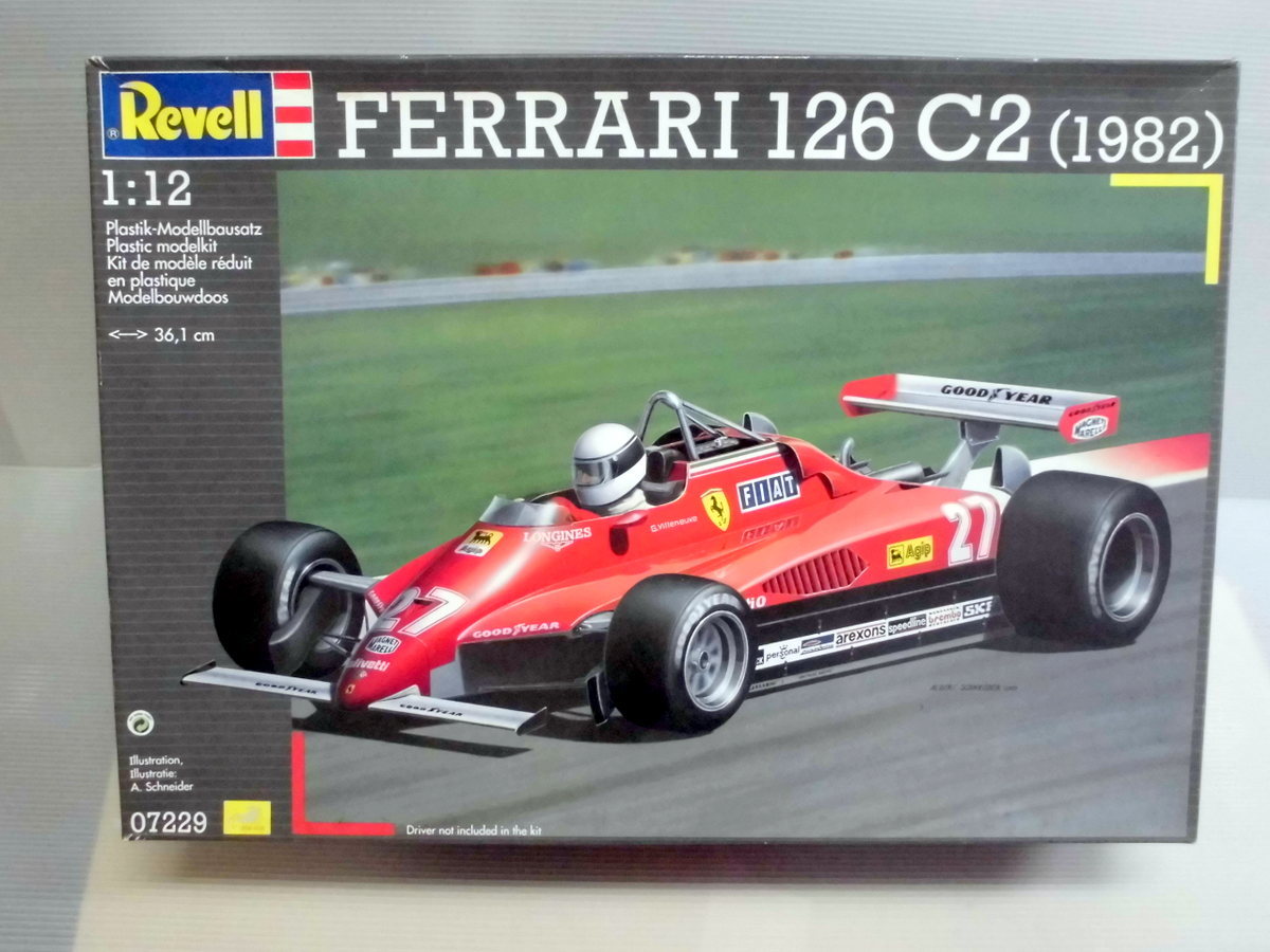 Ferrari 1⁄12 F1 - 126C2 REVELL FERRARI 0 F-1 Revell 1 Genuine C2 