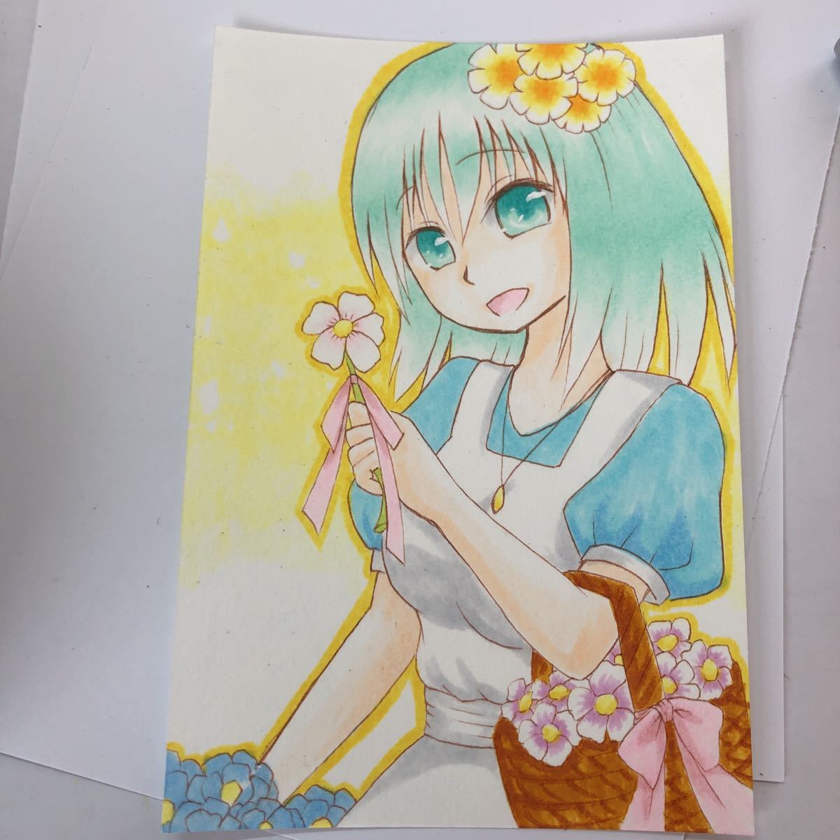 オリジナル手描きイラスト 花摘みの少女 ハガキサイズ 手描きイラスト 売買されたオークション情報 Yahooの商品情報をアーカイブ公開 オークファン Aucfan Com オリジナル手描きイラスト 花摘みの少女 ハガキサイズ 手描きイラスト 売買されたオークション情報 Yahooの商品情報をアーカイブ公開 オークファン Aucfan Com