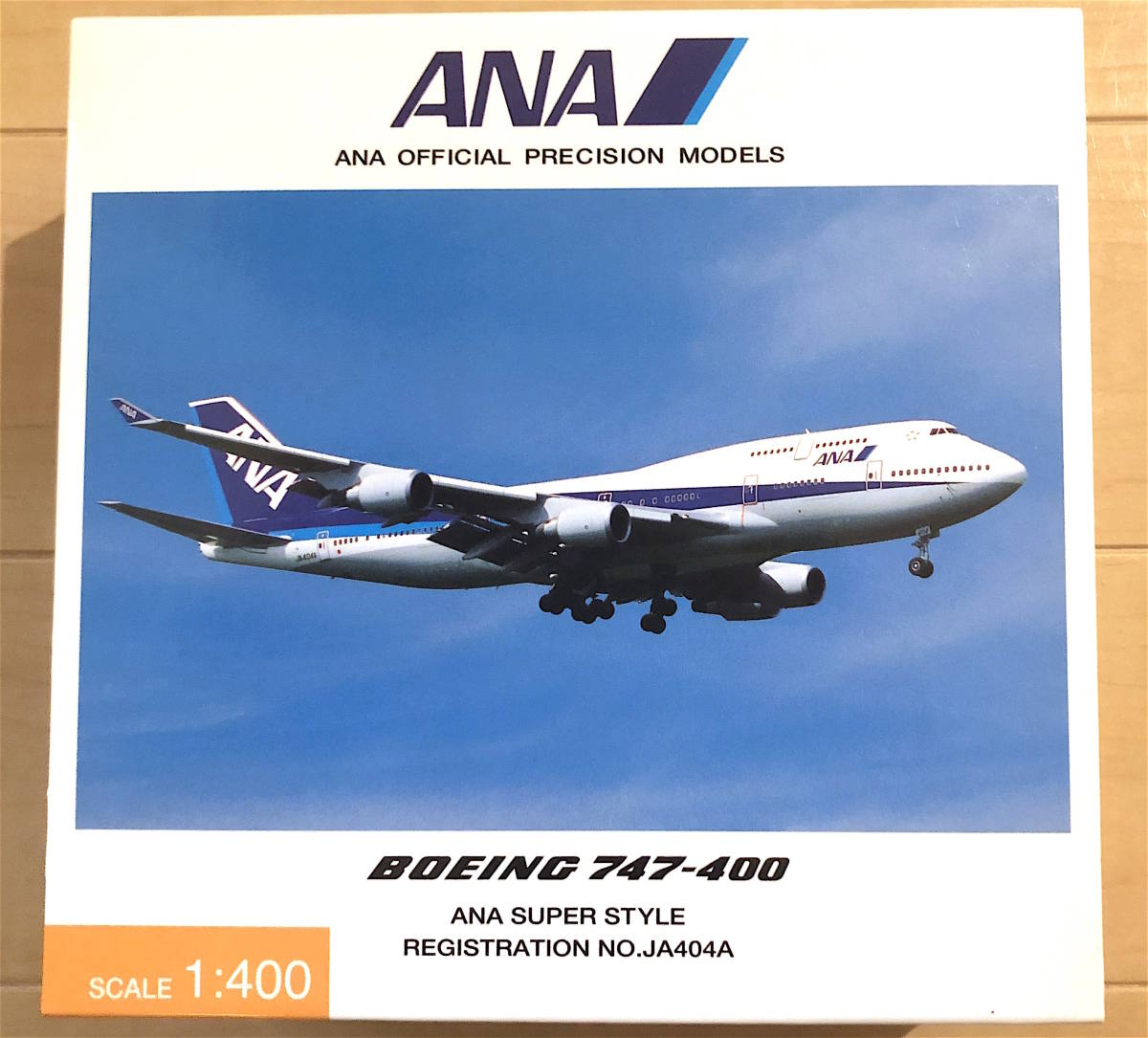 未使用・送料無料】全日空商事 ANA 1/400 : BOEING 747-400 JA404A