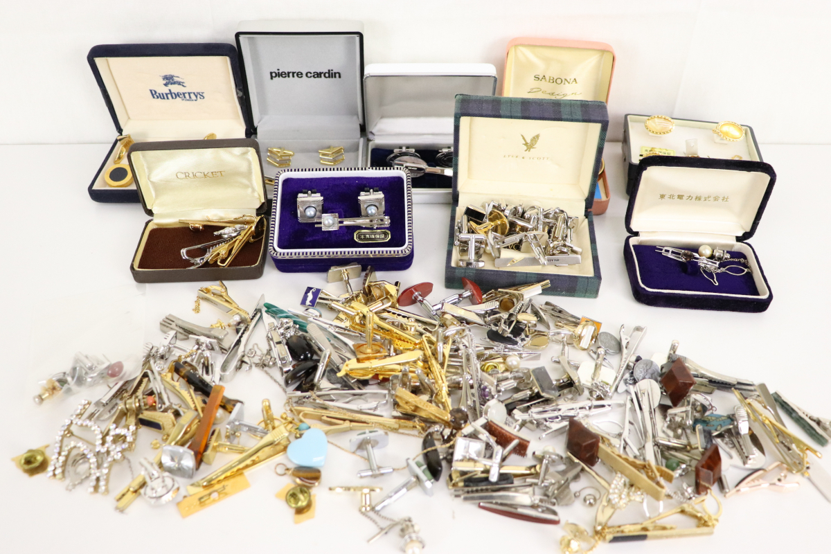 52EOX タイピン カフス 他 pierre cardin ピエールカルダン Lyle&Scott ライルアンドスコット Burberrys バーバリーズ 他 まとめ_1