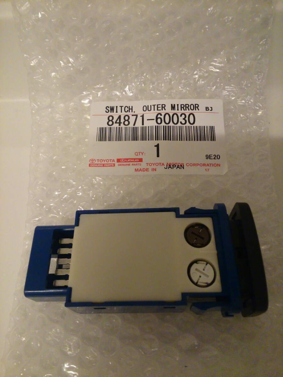 専用品 トヨタ純正 ドアミラー ヒータースイッチ 品番 84871-60030 【公式通販】