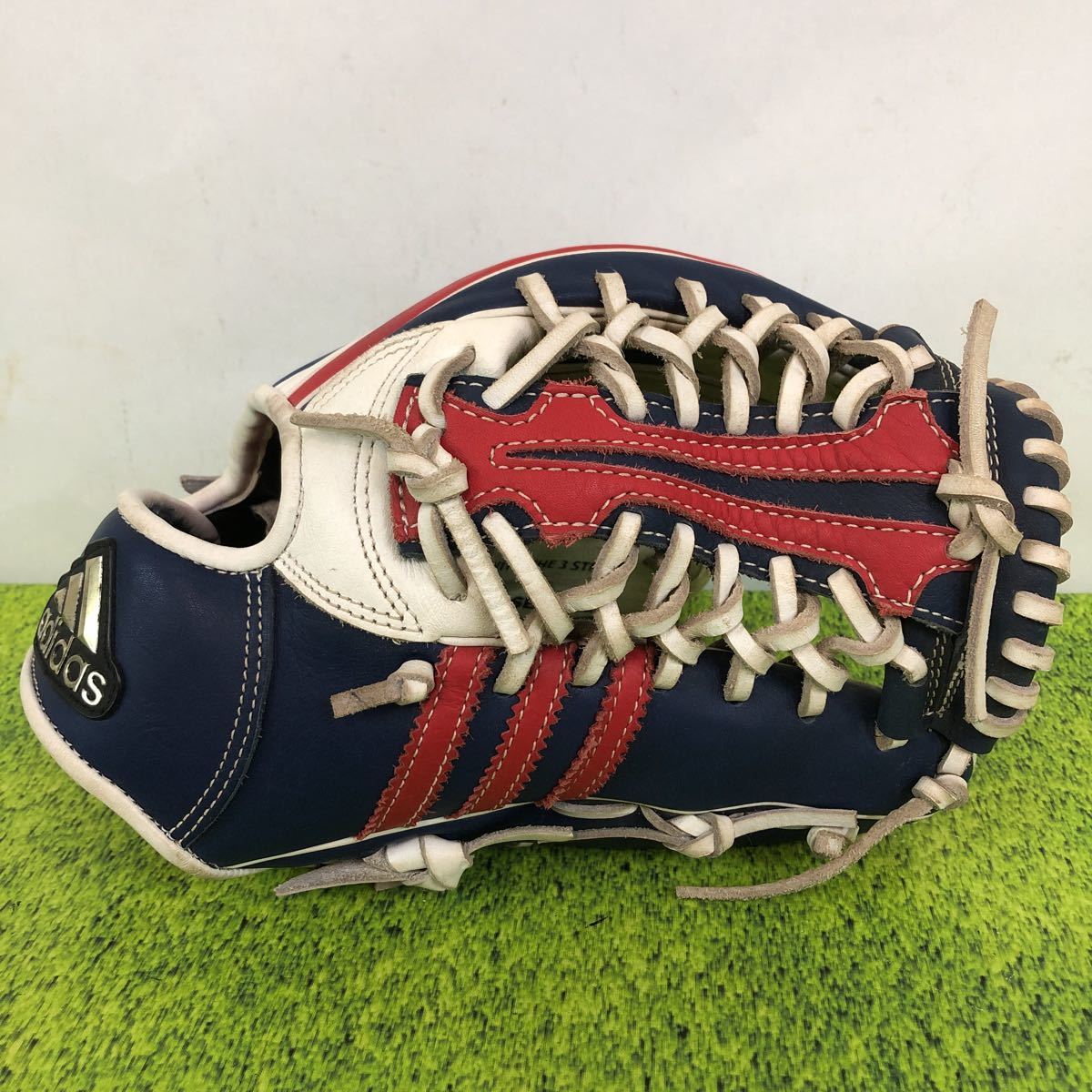 G-465 アディダス adidas 軟式 グローブ KQ494 内野手 グラブ 中古品
