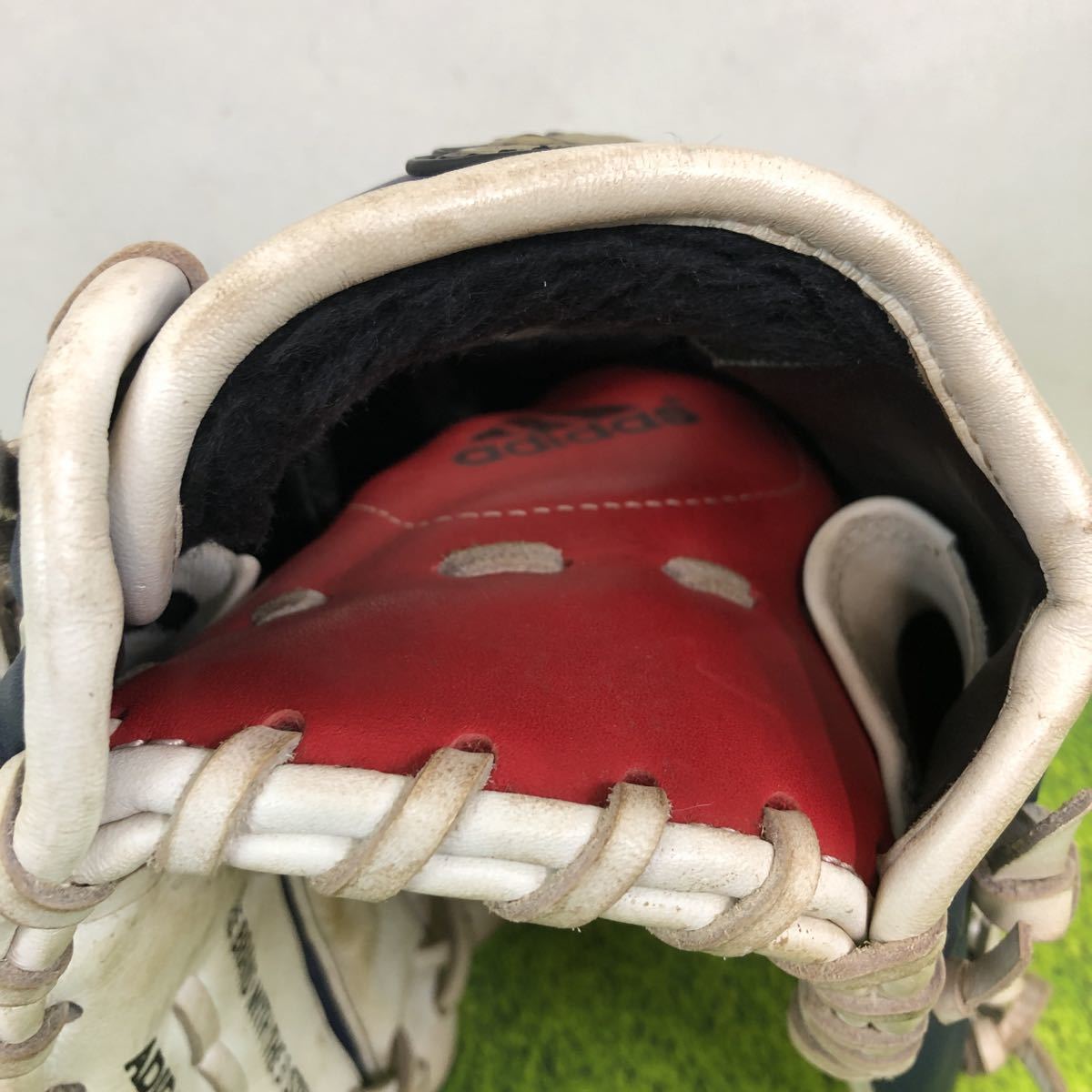 G-465 アディダス adidas 軟式 グローブ KQ494 内野手 グラブ 中古品