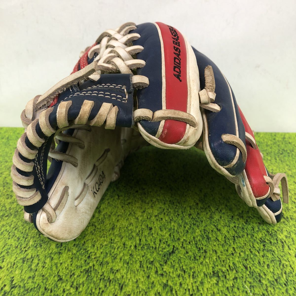 G-465 アディダス adidas 軟式 グローブ KQ494 内野手 グラブ 中古品