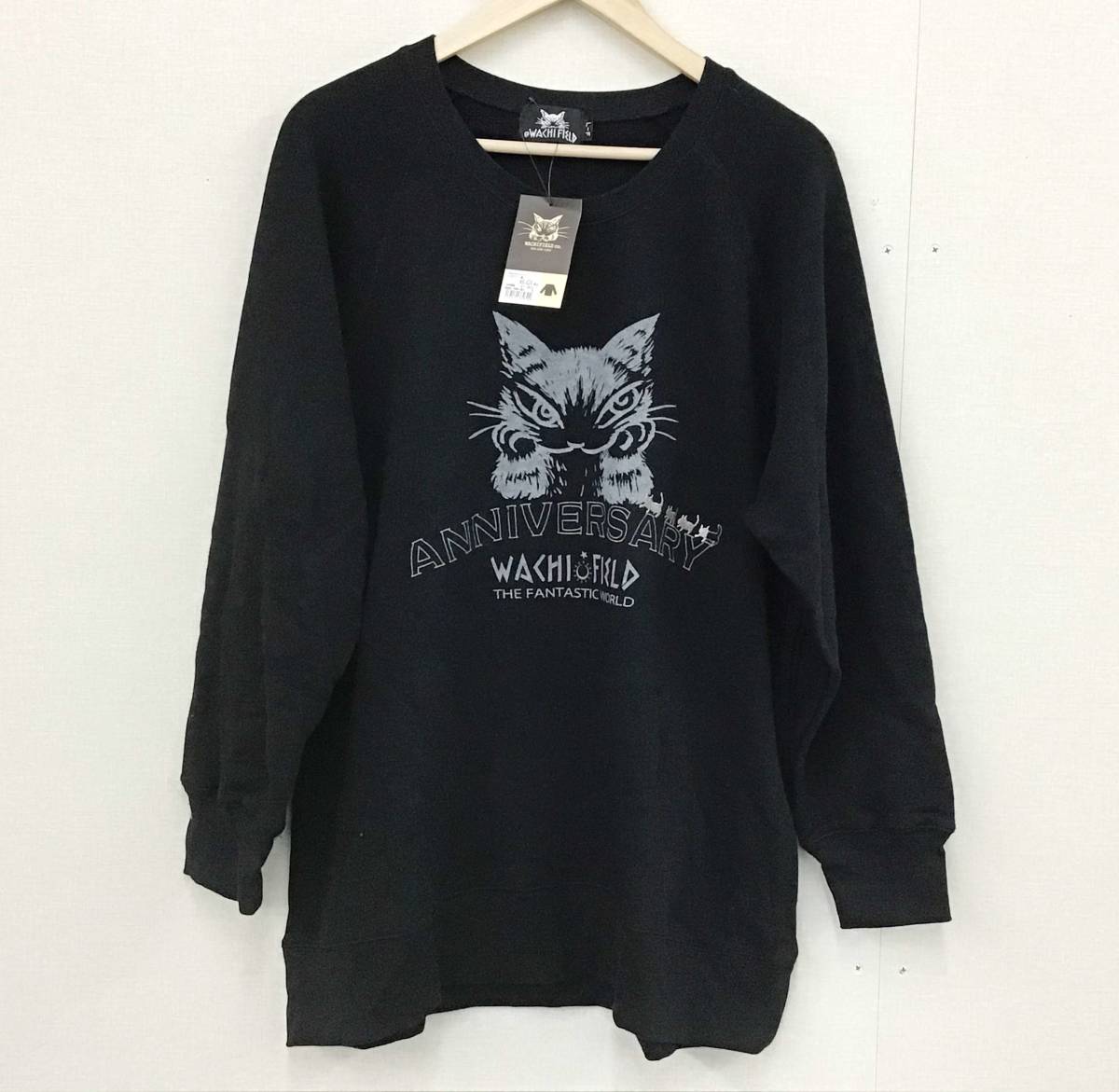 わちふぃーるど 猫のダヤン 綿麻ジップアップシャツ ビンテージ