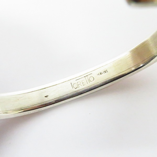 ZUNI/ズニ族 LARRY LORETTO/ラリー ロレット作 ターコイズ インレイ