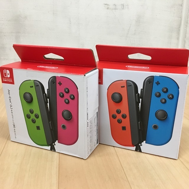 ☆ジャンク動作不良☆ Joy-Con (L) ネオングリーン/ (R) ネオンピンク