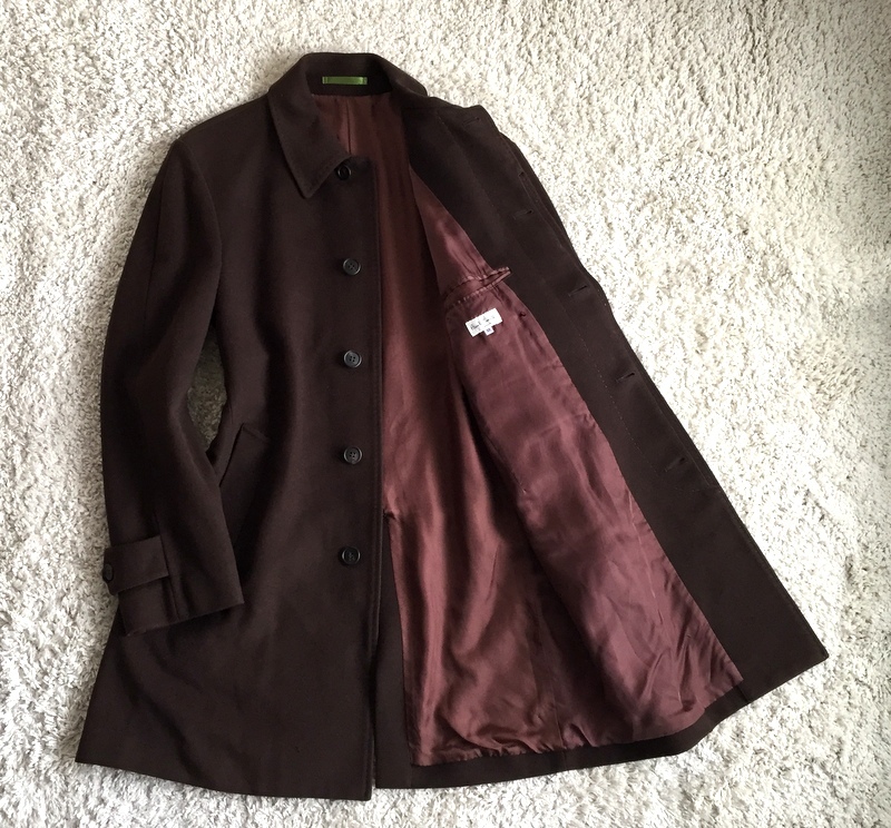 【激安大特価，品質保証】 極上 至極のエレガント感 カシミヤ混 秋冬 Paul Smith ポールスミス 紳士 メンズ ビジネス カジュアル アウター コート サイズ M(Mサイズ)｜売買されたオークション情報、yahooの商品情報をアー Mサイズ