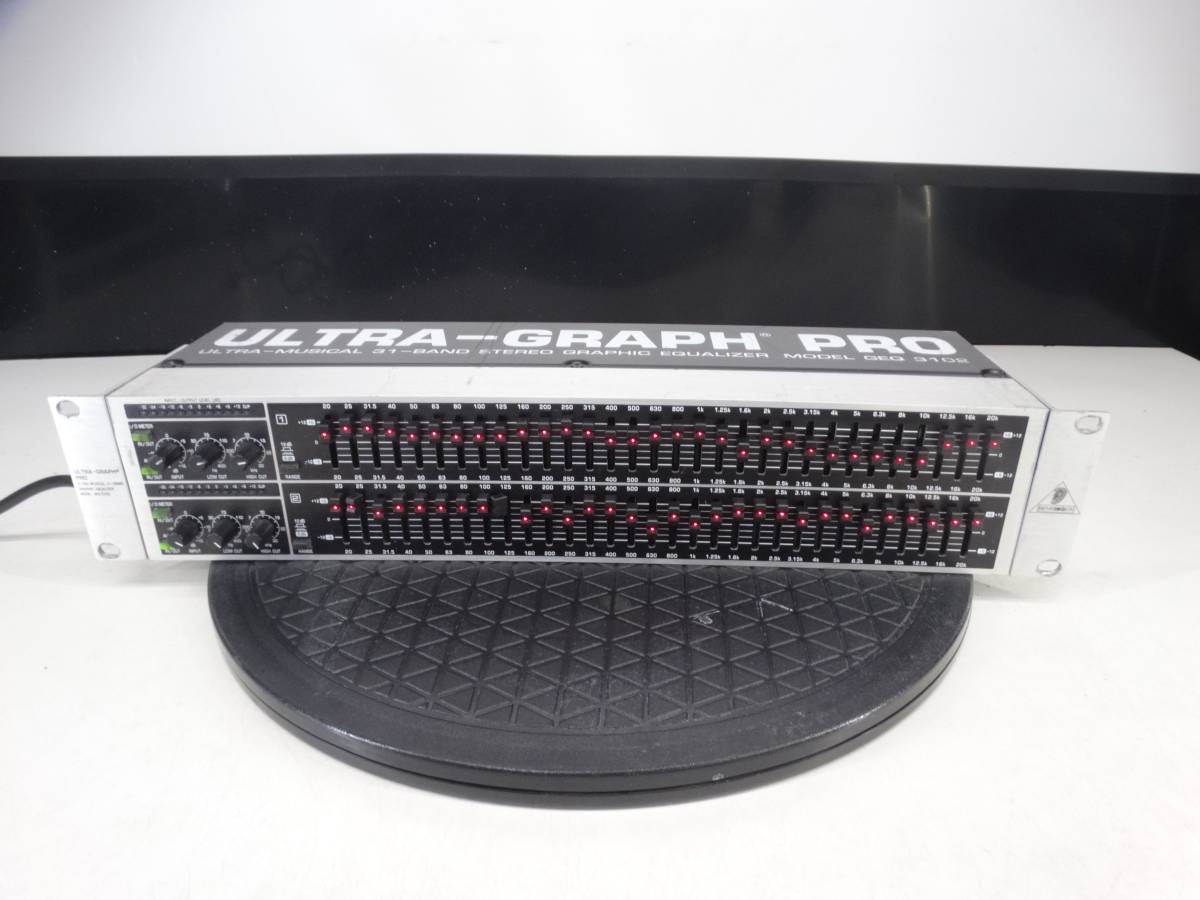 BEHRINGER GEQ3102 ベリンガー グラフィックイコライザー 08481 BEHRINGER ベリンガー GEQ3102 グラフィックイコライザー