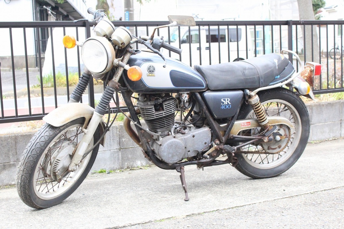 ヤマハ SR400 1JR 部品取り車 YAMAHA SR400 部品取 書類付