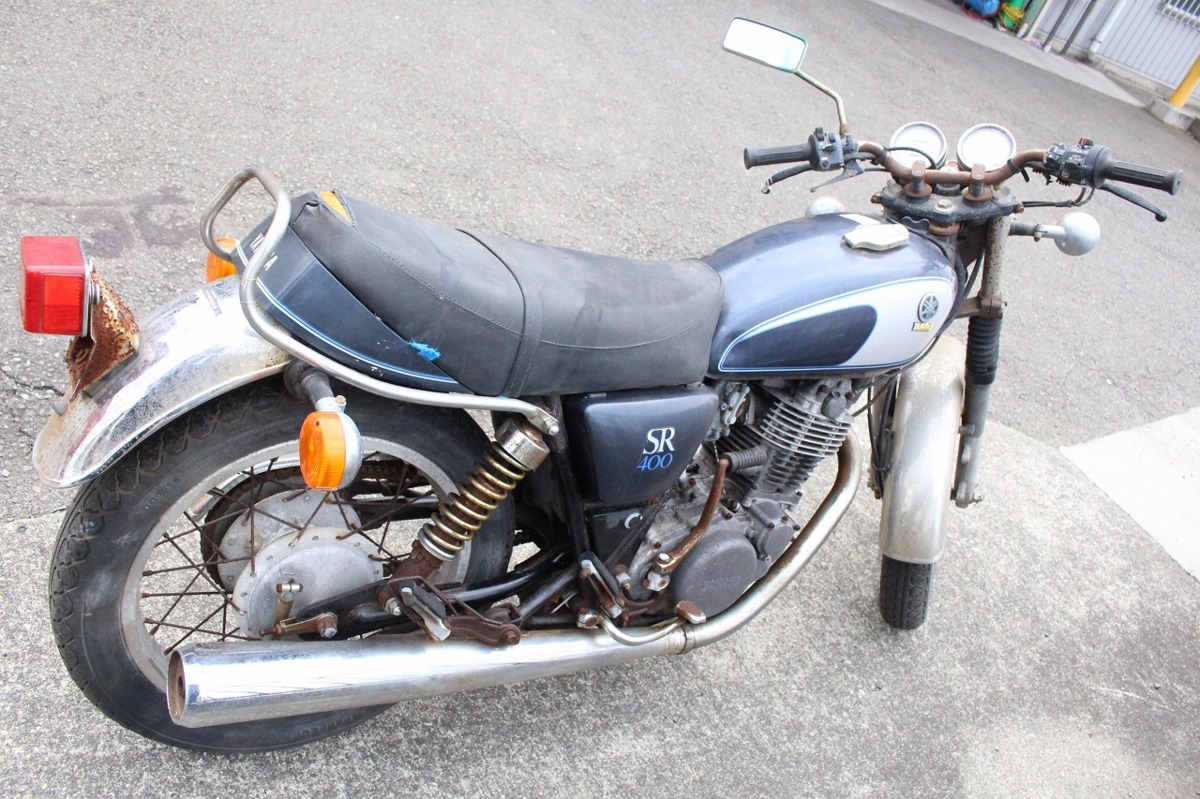 SR400 1JR 部品取り - ヤマハ YAMAHA 2H6 ジャンク Yahoo!オークション 