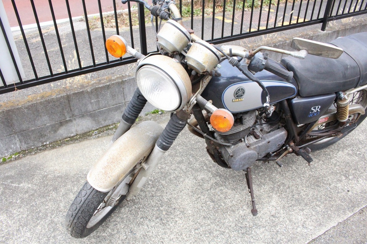 SR400 1JR 部品取り - ヤマハ YAMAHA 2H6 ジャンク Yahoo!オークション 