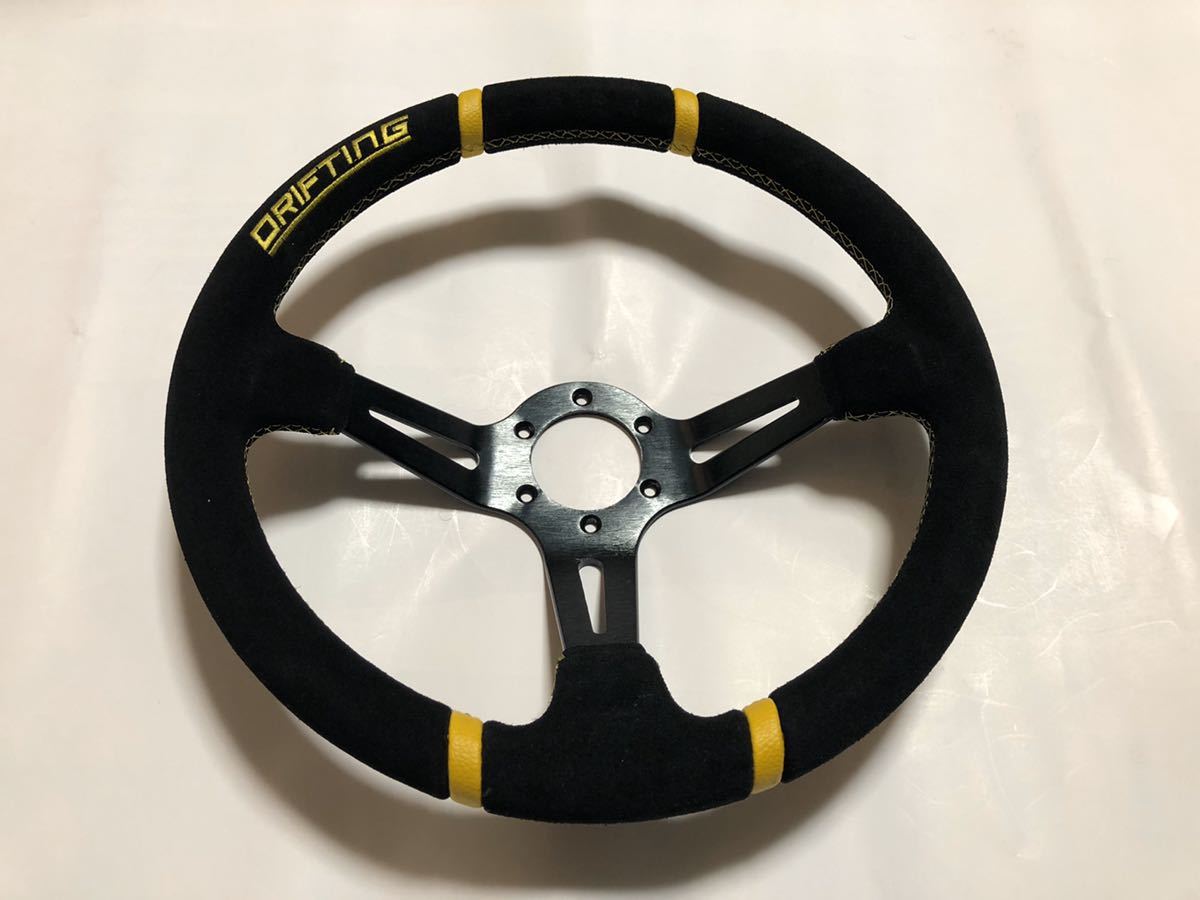 ステアリング ディープコーン DRIFT ドリフト スエード D-20 MOMO モモ 