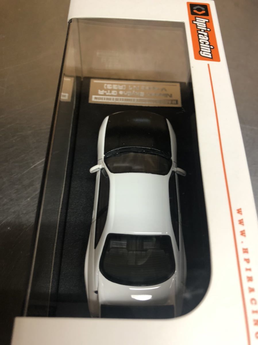 718)hpi・racing 1/43 Nissan Skyline GT-R V-spec N1(R33)White 8869