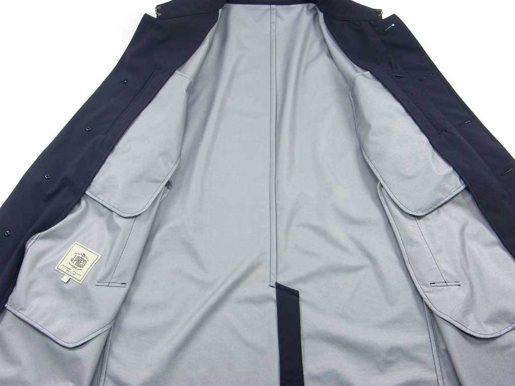 新品 J.PRESS 防水 【雨を防ぎ蒸れも防ぐ3層構造 ARSシステム】 軽量 ストレッチ ステンカラー コート L ネイビー ★310209 Jプレス アウトドア8ブランド最新ウエアの防水機能に迫る！夏の流行モノ指名 ダウン （J.プレス） 撥水 SYSTEM 防水