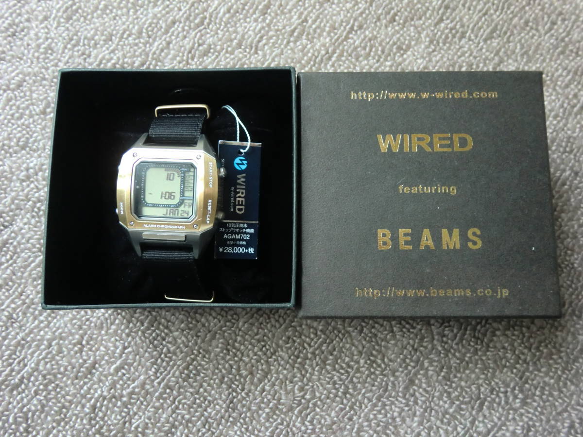 ワイアード×ビームス デジボーグ デジタル腕時計 WIRED デジボーグ 