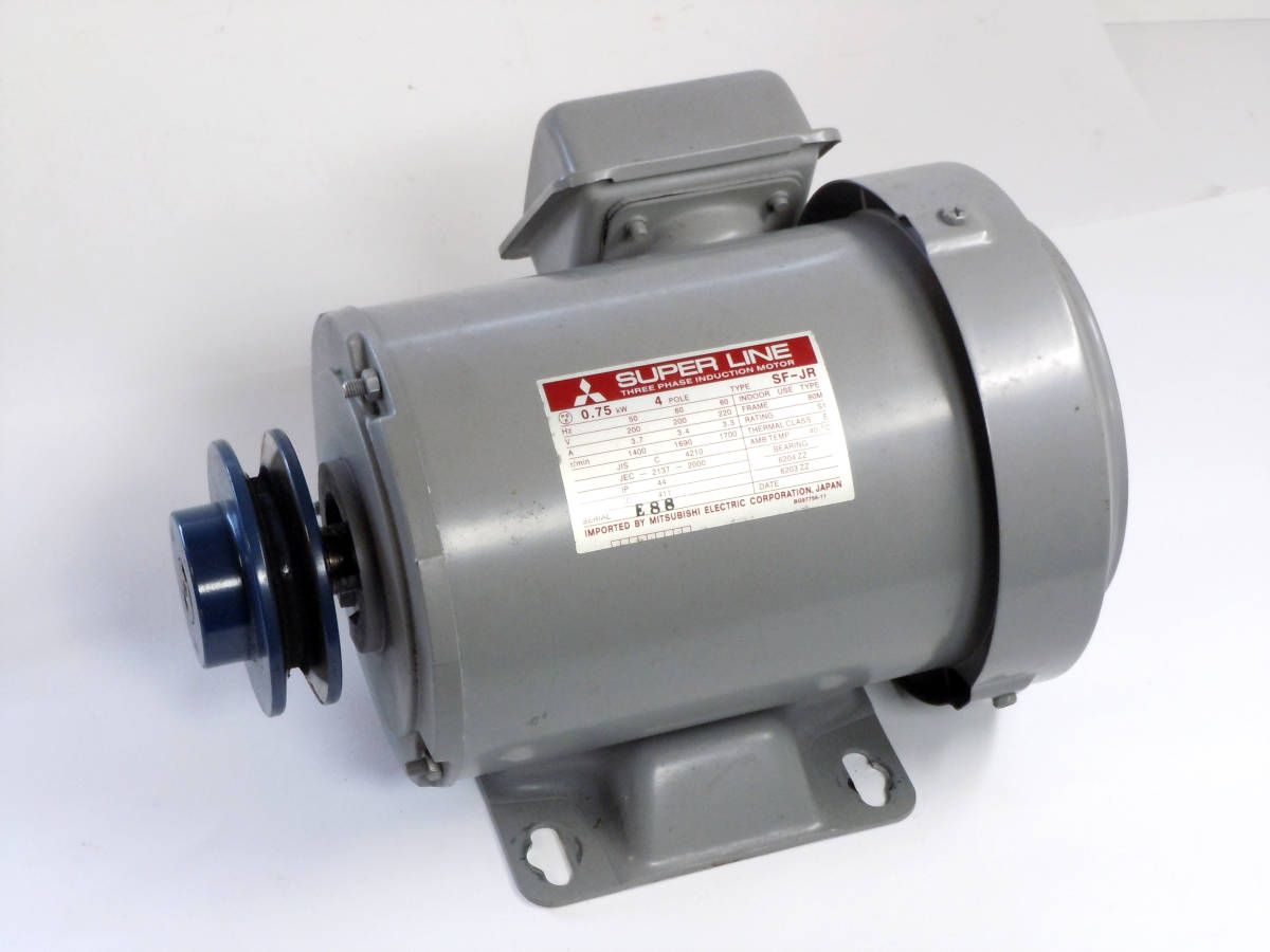 三菱 インダクションモーター SF-JR 1.5kw 4POLE モーター 三相 工具 