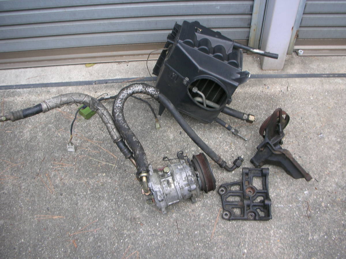 AE86・DENSO製リビルト・R12仕様エアコンコンプレッサーASSY