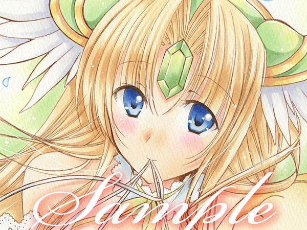 ☆同人 手描き イラスト 【 聖剣伝説3 】 リース ランジェリー☆ 色紙