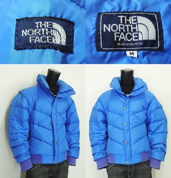 NORTH FACE THE 茶タグ ノースフェイス USA製 70s ダウン ザノースフェイス ビンテージ セロー ダウンジャケット ザ アウトドア Vintage 70's