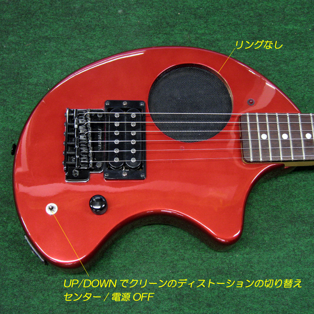 ■■希少！ZO-3 ハイゲインディストーション組込み KAI-ZO！RED □□改造品□ZO-3 芸達者 ハイゲインDistortion組込み KAI-ZO