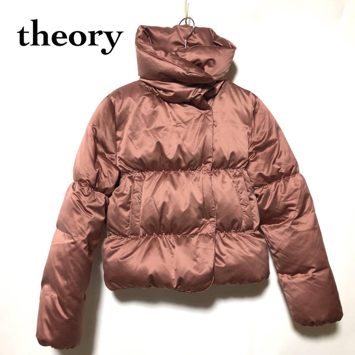 ファーフード付き 美品♪セオリー 防寒 ショートダウンジャケット luxe 