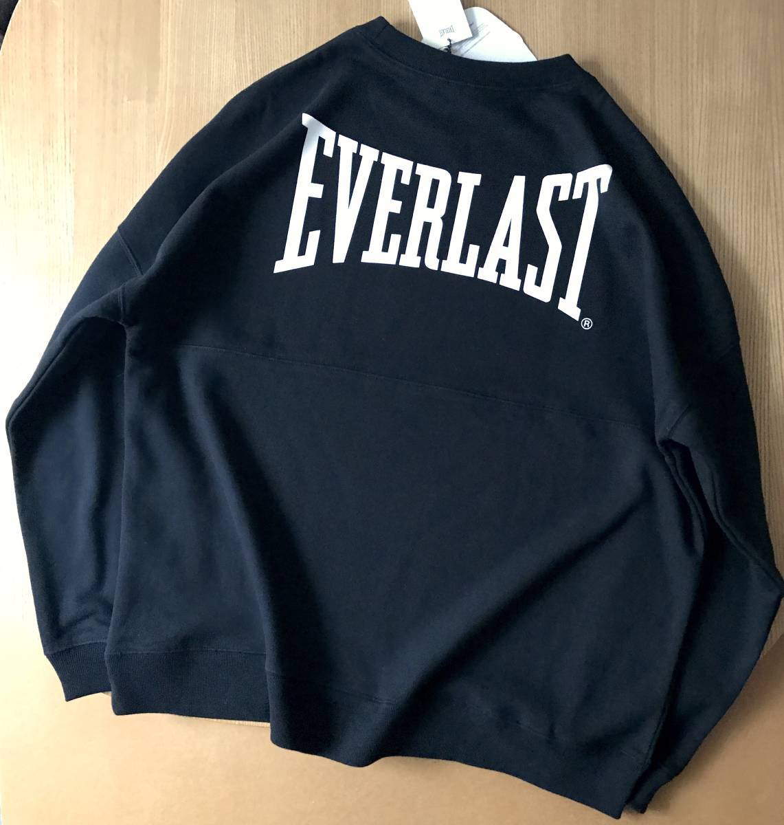 完売■別注・限定■ BAYFLOW × EVERLAST / プルオーバー スウェット シャツ / ブラック 黒 2 （S） ベイフロー エバーラスト BAYFLOW × EVERLAST パンツ 限定別注エバーラスト hot_item