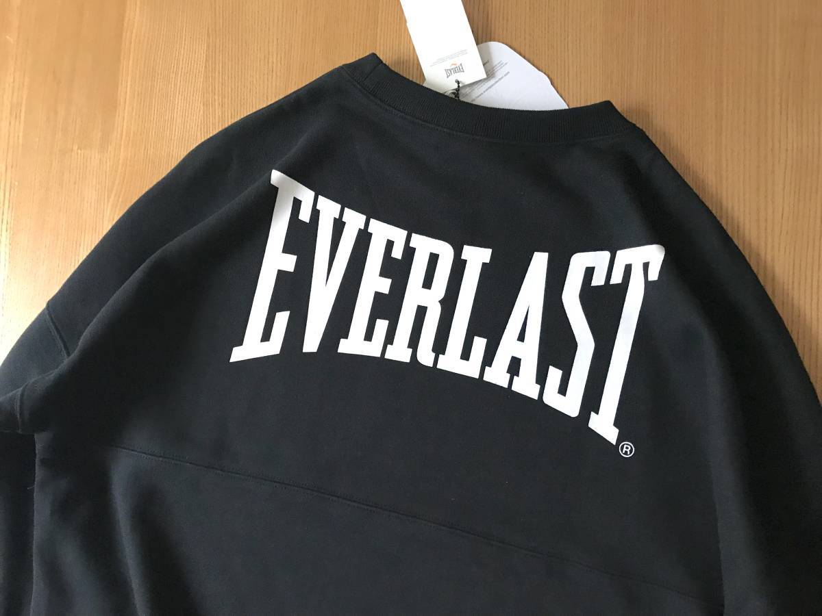 完売■別注・限定■ BAYFLOW × EVERLAST / プルオーバー スウェット シャツ / ブラック 黒 2 （S） ベイフロー エバーラスト BAYFLOW × EVERLAST パンツ 限定別注エバーラスト hot_item