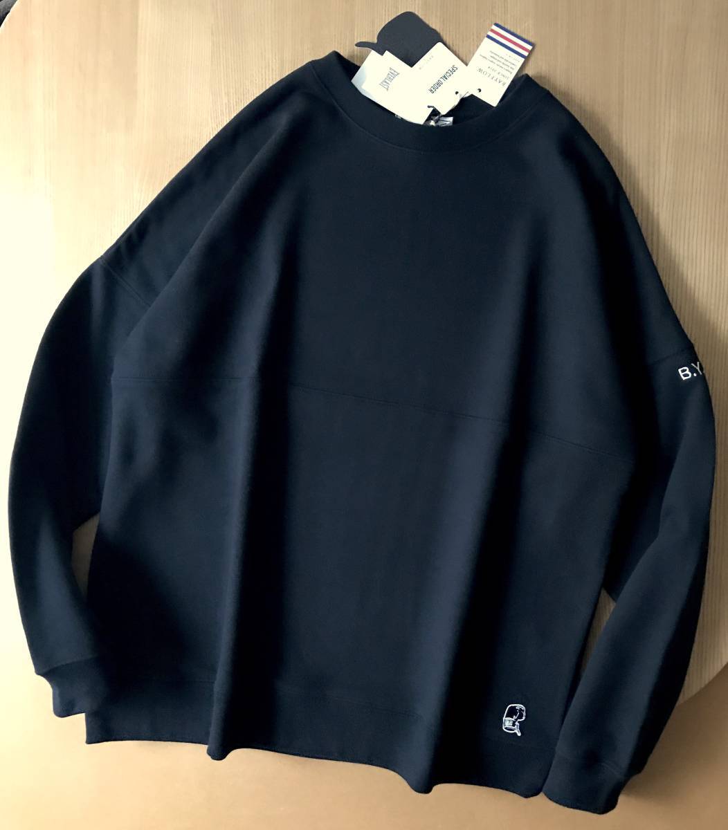 完売■別注・限定■ BAYFLOW × EVERLAST / プルオーバー スウェット シャツ / ブラック 黒 2 （S） ベイフロー エバーラスト BAYFLOW × EVERLAST パンツ 限定別注エバーラスト hot_item