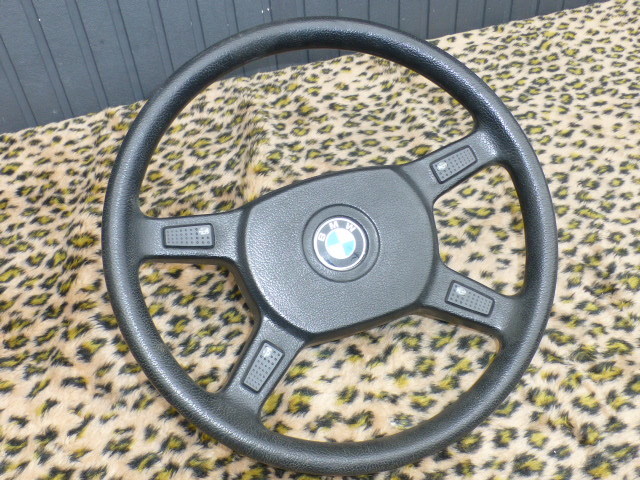 美品！希少！33年前旧車BMW320の当時物純正ステアリング　ハンドル セール処分！即落！BMW 純正 ステアリング ハンドル 検 E30 E28 318i