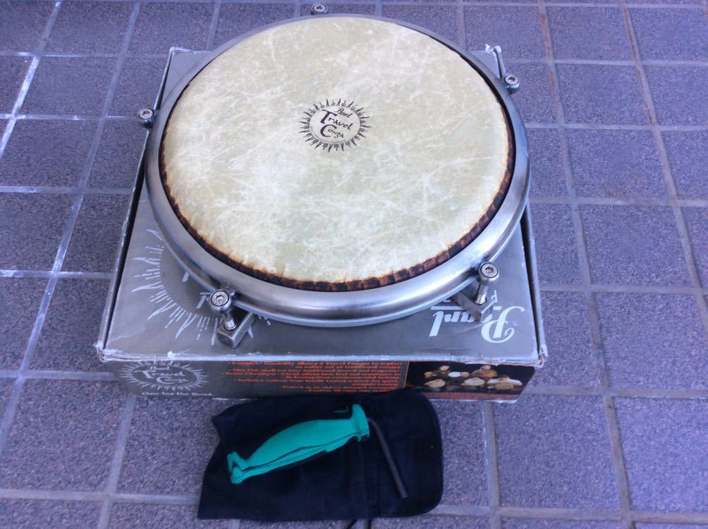 Travel Pearl Conga PC-1175TC W&frasl;Carrying Size Pearl TravelConga PTC-1175 トラベルコンガ中古品