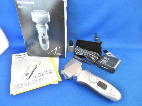 【激安大特価，新品】 品 Panasonic パナソニック メンズ シェーバー ラムダッシュ WASHBLE ES-LT20 3枚刃 脱毛 取扱説明書 外箱付き(パナソニック、ナショナル)｜売買されたオークション情報、yahooの商品情報をアーカイ パナソニック、ナショナル