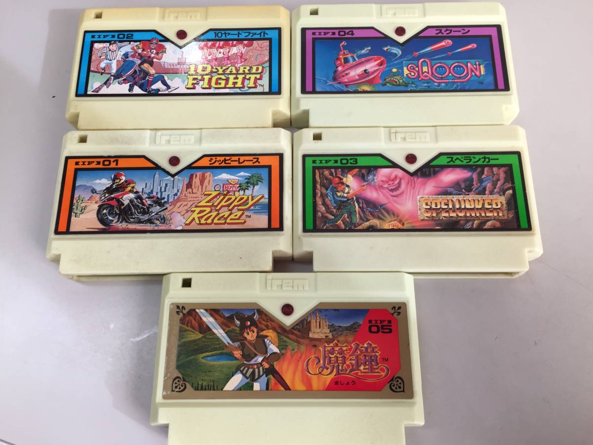 アイレムファミコンソフト スペランカー＆魔鐘＆スクーン＆10ヤード