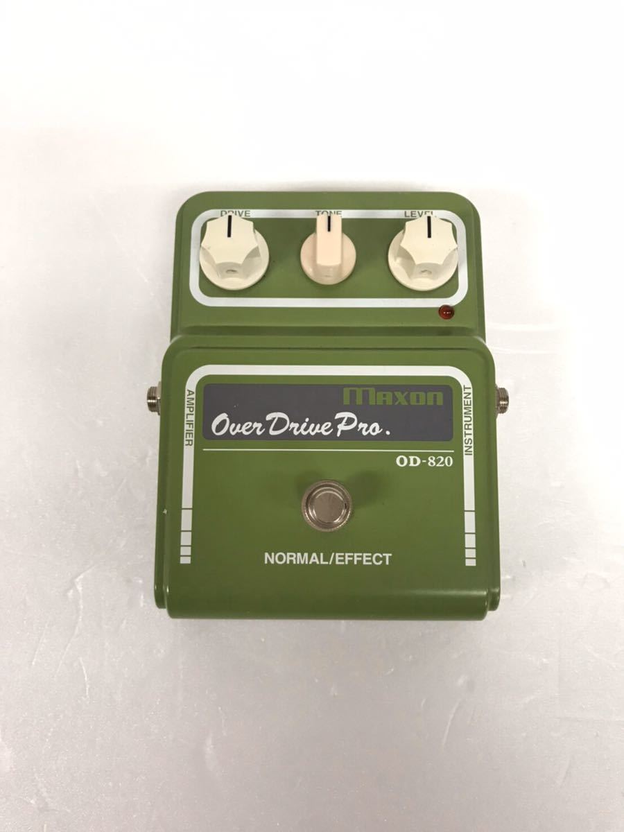 MAXON マクソン Over Drive Pro オーバードライブ OD-820 動作確認済