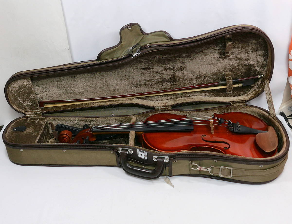 バイオリン　ジャンク品 □ジャンク Antonius Stradivarius Cremonensis Faciebat Anno 1713