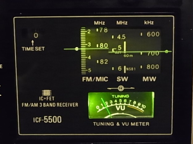 ICF-5500 SONY ソニー スカイセンサー 分解整備 オーディオ機器 調整