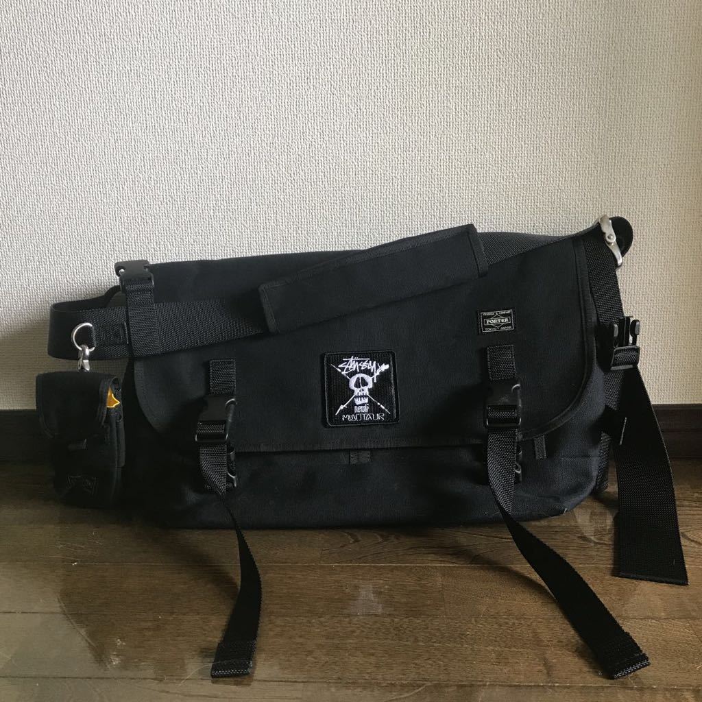 × PORTER(ポーター) ×STUSSY×NEROLI×MINOTAUR&frasl;メッセンジャーバッグ &frasl; 未使用STUSSY×PORTER×NEROLI×MINOTAUR&frasl;ステューシー×ポーター×ネロリ STUSSY MINOTAUR 未使用STUSSY×PORTER×NEROLI×MINOTAUR⁄ステューシー×ポーター×ネロリ Neroli バッグ PORTER スカルTシャツ INST.×PORTER TEE ×MINOTAUR×neroli 良好