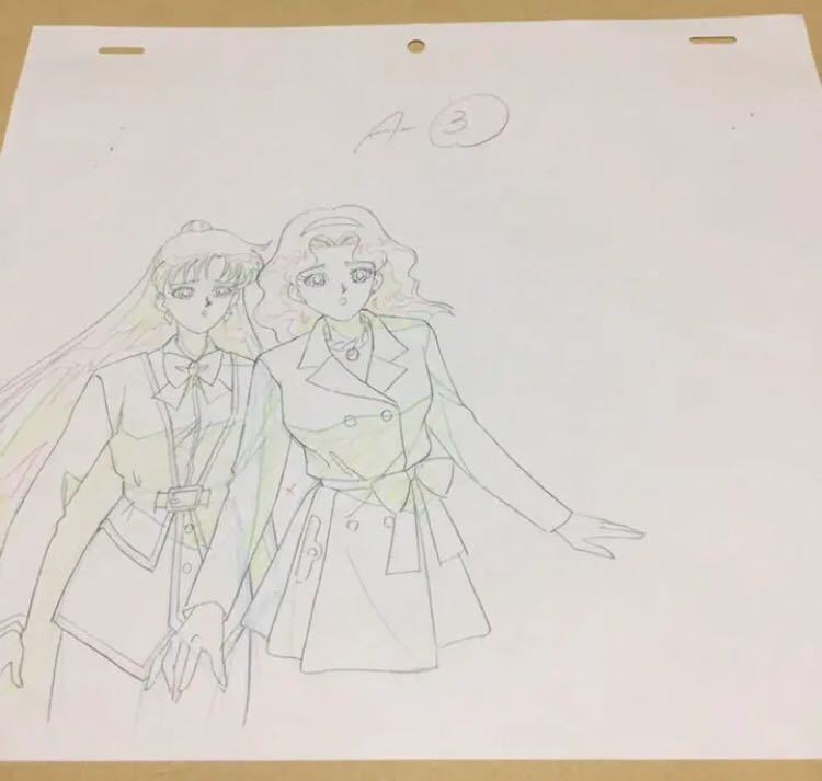 セーラームーン 外部太陽系戦士 天王はるか 海王みちる 直筆原画セル画動画2枚 セーラームーン 売買されたオークション情報 Yahooの商品情報をアーカイブ公開 オークファン Aucfan Com