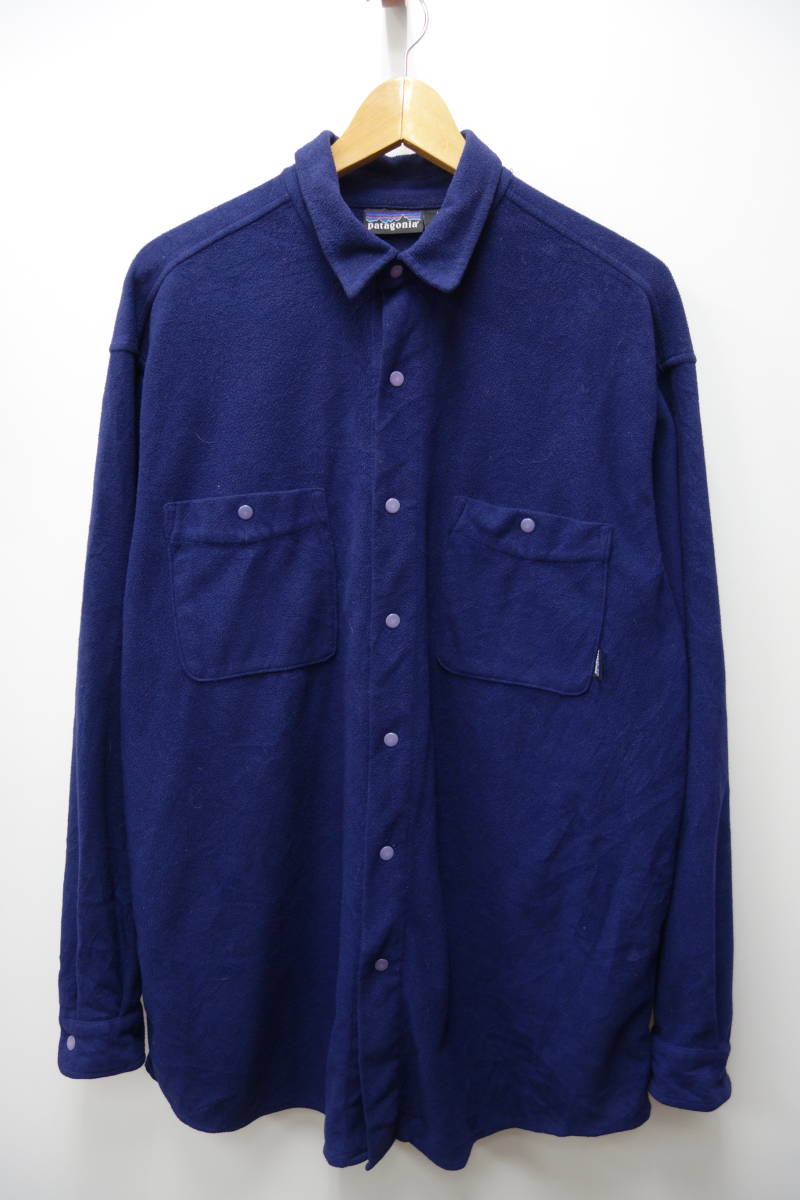 数量限定，新作登場 32S パタゴニアpatagonia無地長袖フリースシャツスナップボタン95年製 MENS L(長袖シャツ)｜売買されたオークション情報、yahooの商品情報をアーカイブ公開 - オークファン 男性用