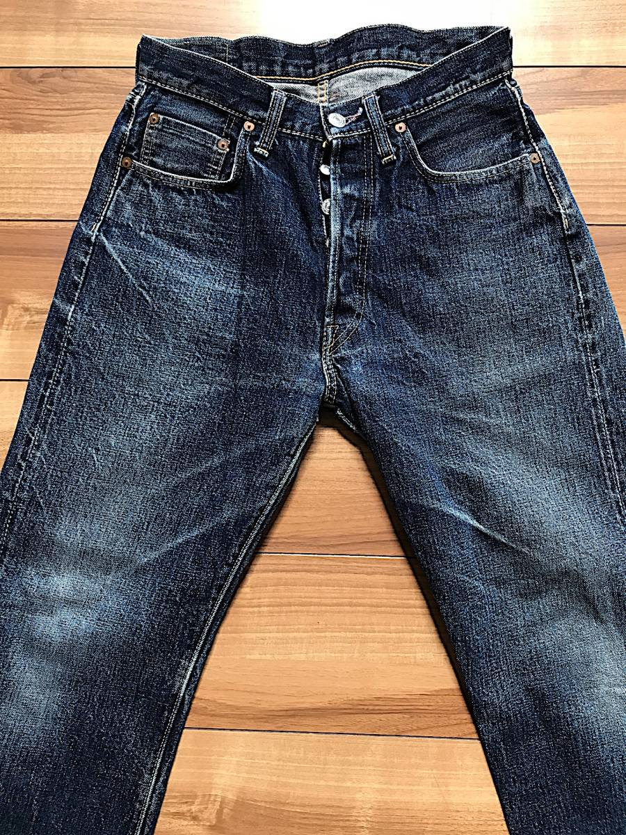 旧ドゥニーム DENIME デニム ジーンズ 革パッチ W29 W68センチ SHINS