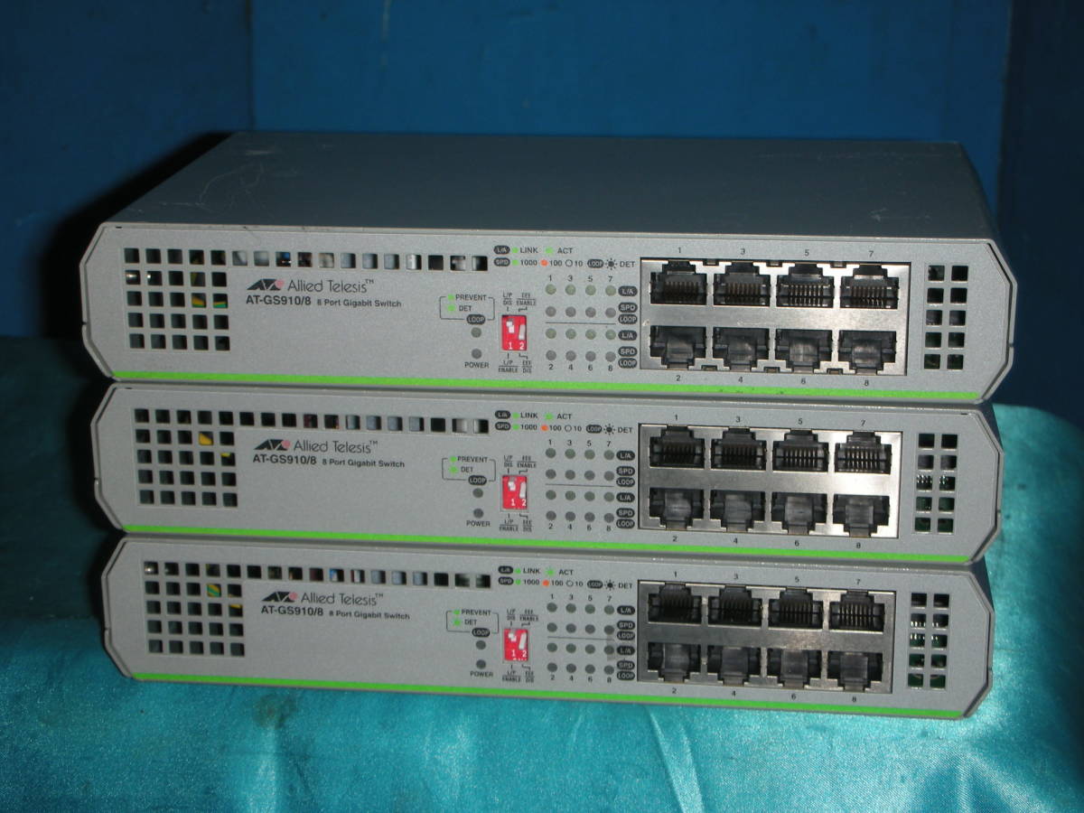 Allied Telesis 0 AT-GS910⁄8 | TELESIS Port ALLIED GIGABIT PORT 