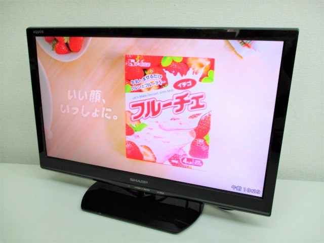 【美品】SHARP AQUOS テレビ32型　付属品あり □SHARP AQUOS 22V型液晶カラーテレビ LC-22K20 (2015年製) AQUOS