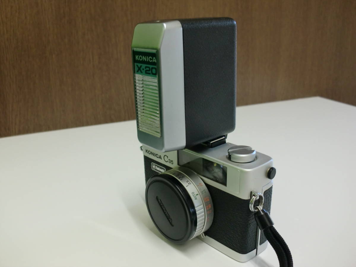 Appareil Photo Konica C35 EF + Objectif Hexanon 38mm F/2.8 - Japon, Occasion Fonctionnel