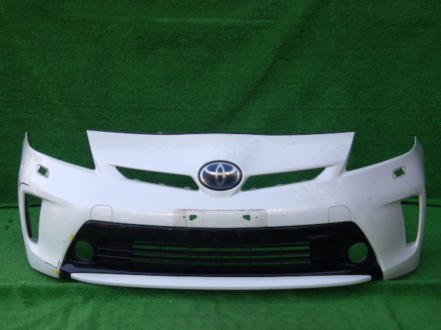 プリウス ZVW30 後期 純正フロントバンパー PRIUS フロントバンパー 白
