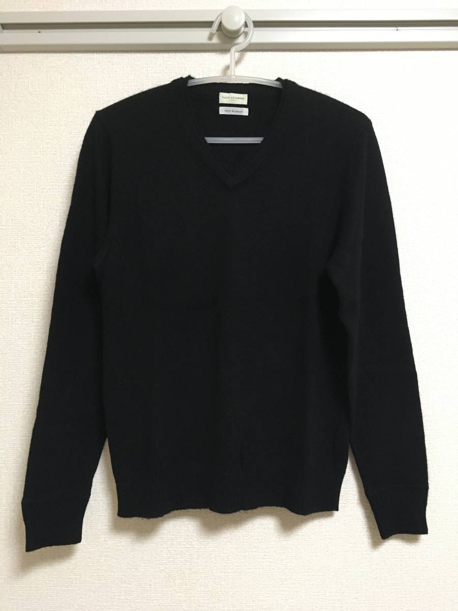 100%新品，人気 ナノユニバース NANO UNIVERSE カシミヤ Vネックニット ブラック M(トップス)｜売買されたオークション情報、yahooの商品情報をアーカイブ公開 - オークファン 男性用