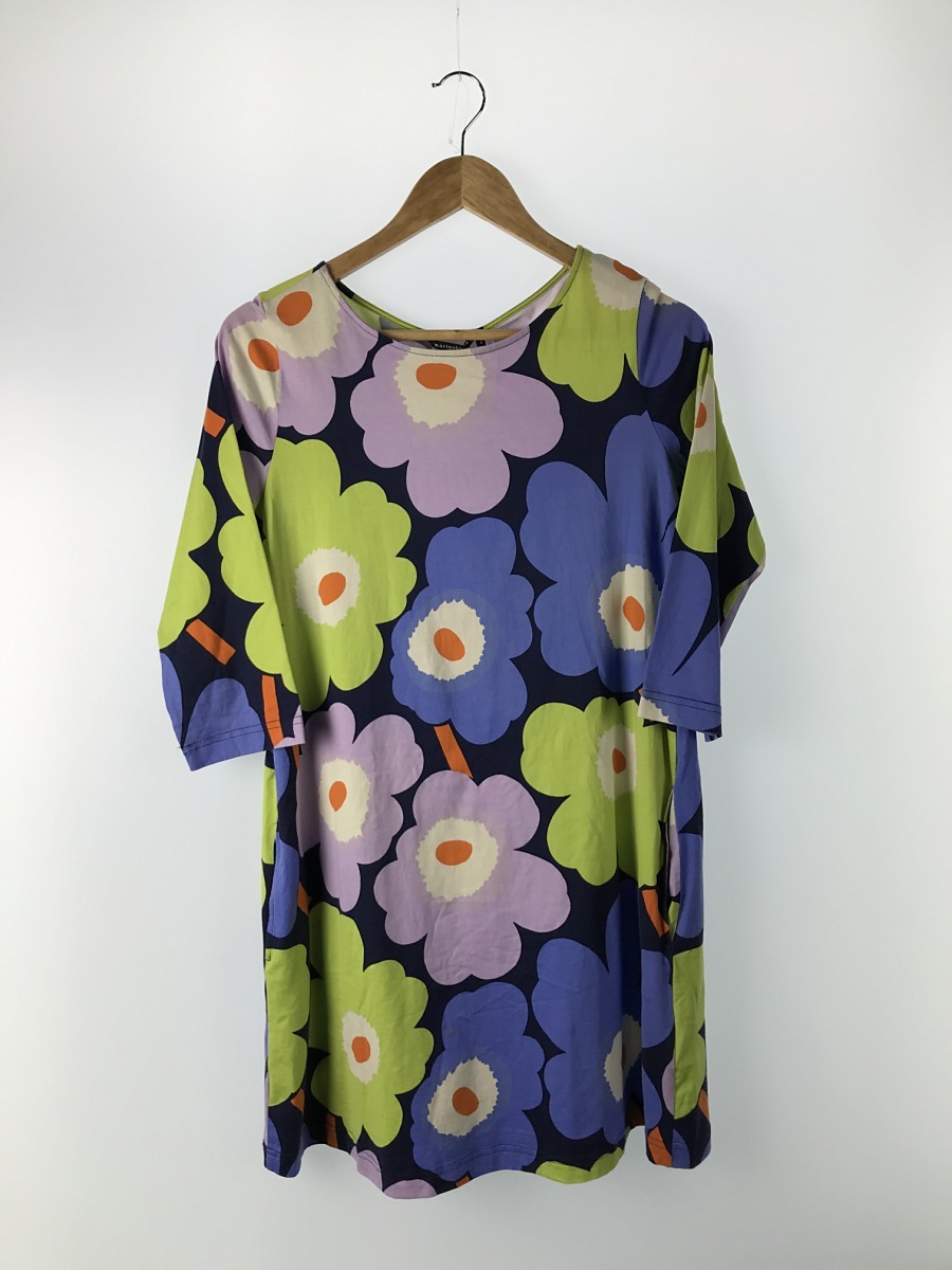 marimekko◇長袖ワンピース/S/コットン/ウニッコ セールSh Luonti