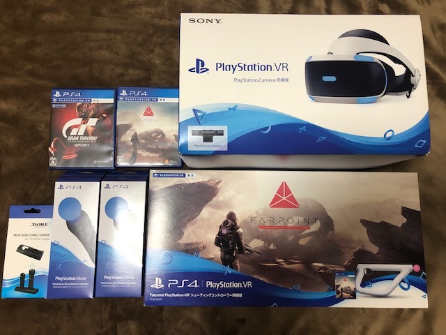 中古品 SONY PSVRカメラ同梱版 CUHJ-16003 CUH-ZVR2 後期 その他多数セット