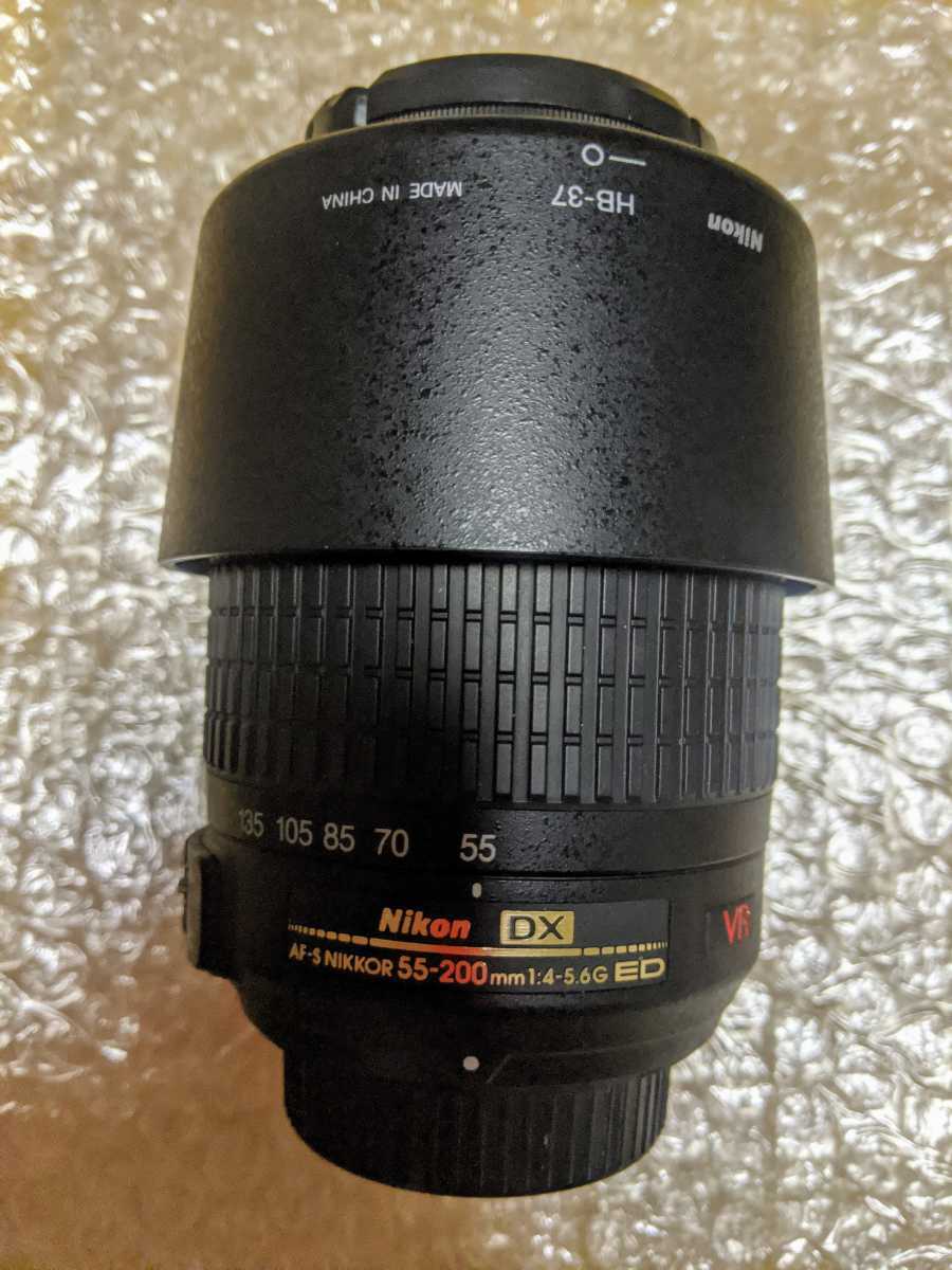 Nikon AF-S DX 55-200mm kenkoプロテクター付き メーカー直営